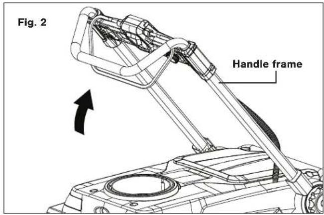 Snow Joe 24VX4SB21CT - Adjusting the Handle Frame - 2