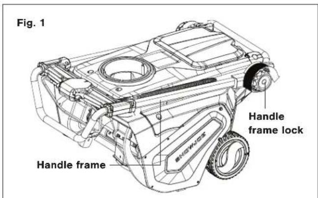 Snow Joe 24VX4SB21CT - Adjusting the Handle Frame - 1
