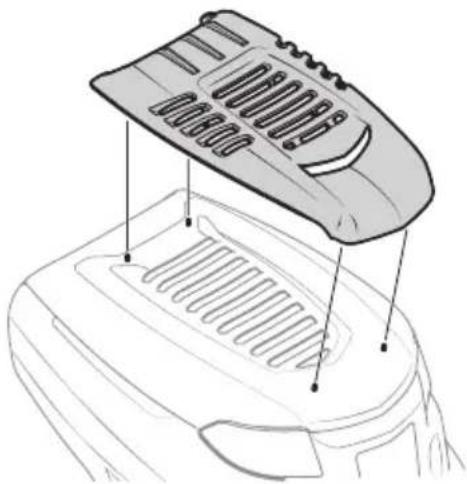 TROY-BILT Bronco 46B - INSTALACIÓN DE LA TAPA DEL CAPÓ (SI CORRESPONDE/SI SE INCLUYE) - 1