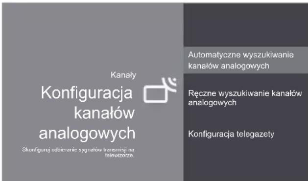 PANASONIC TX75LX700E - Konfiguracja kanałów (telewizja analogowa i kablowa) - 1