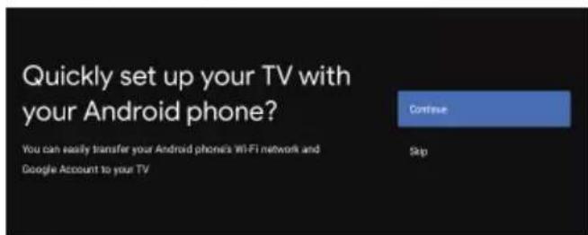 PANASONIC TX75LX700E - Google'i algseadistamine - 2