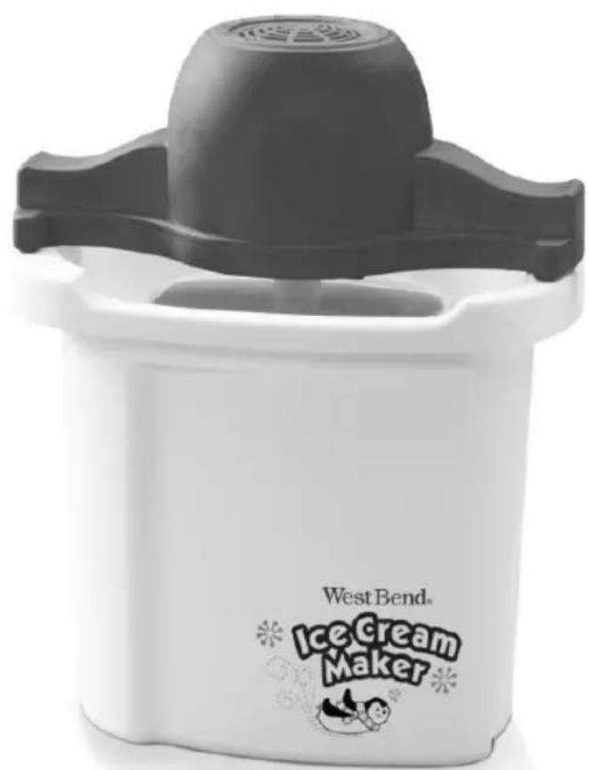 WestBend IC12885 - MACHINE À GLACE 4 QT. (3.8 LT.) - 1