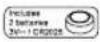AURIOL 4LD6052 - Angaben zu Knopfzellen CR2025, 3 V - 7