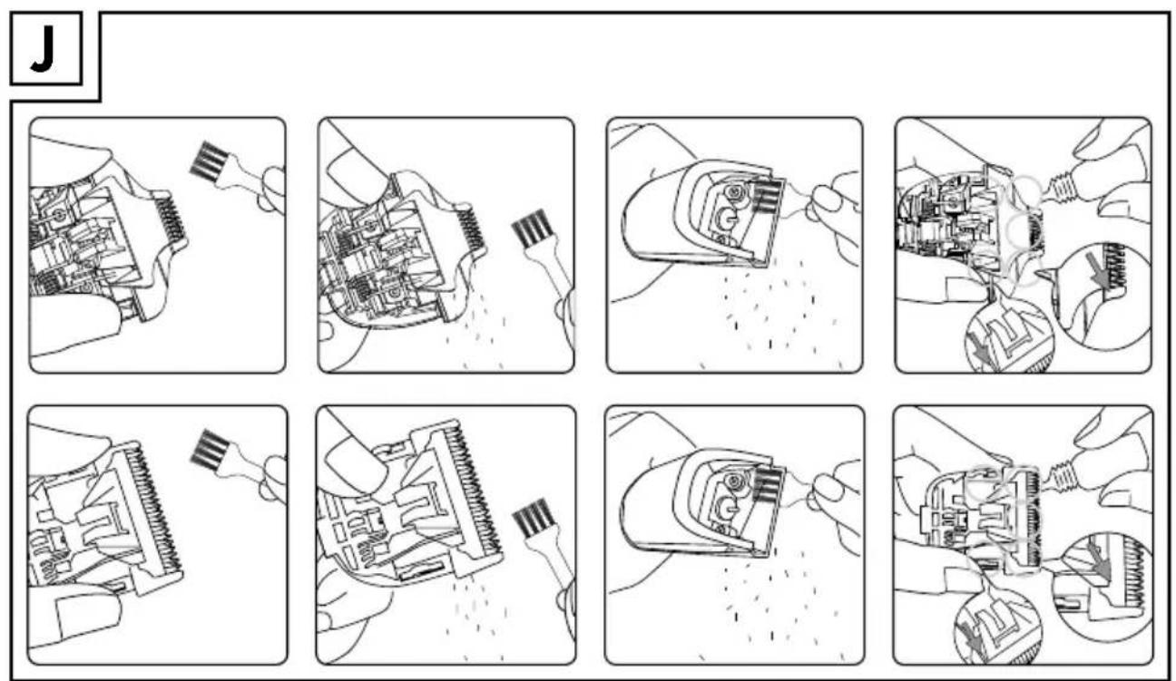 ZOOFARI ZTSK 800 A1 - TIERPFLEGE-SET KABELLOS/CORDLESS PET CLIPPER SET/KIT DE TOILETTAGE SANS FIL POUR ANIMAUX ZTSK 800 A1 - 7