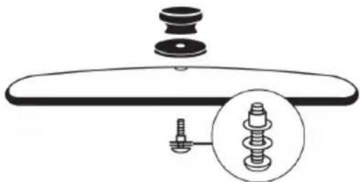 WestBend 6111CF - Cover Knob Assembly: - 1