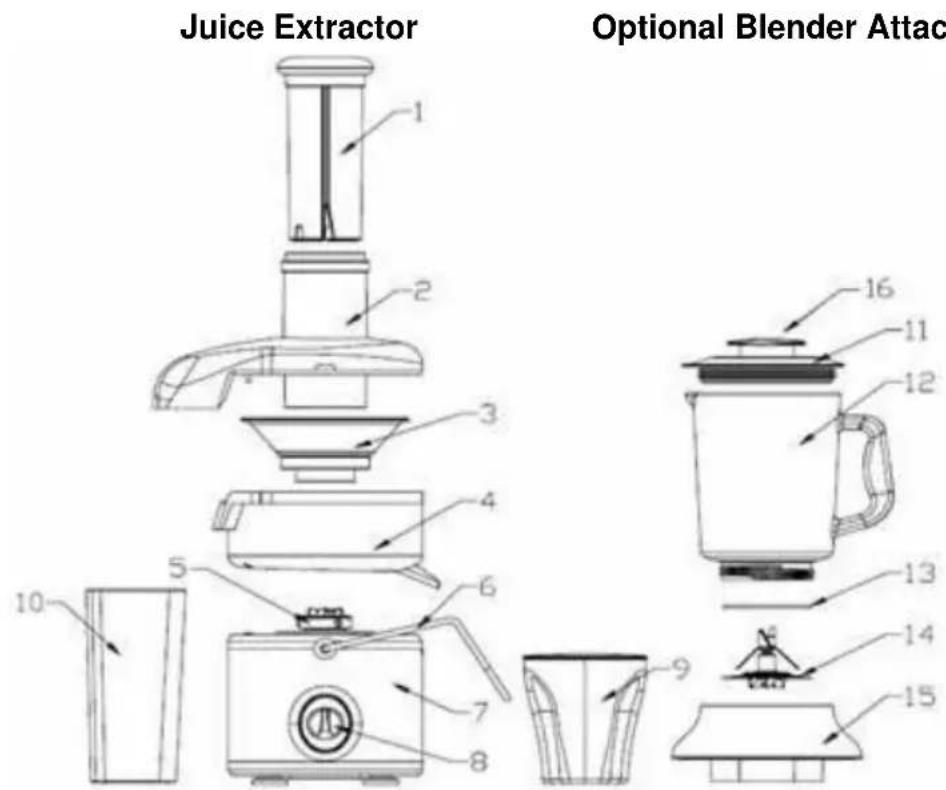 WestBend 7000CF - ASSEMBLING YOUR JUICE EXTRACTOR - 1