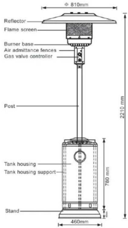 Orbegozo PHE 50 - PARTS AND SPECIFICATIONS - 1