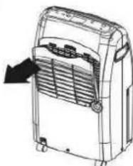 Orbegozo DH 1625 - Tire a agua do tqme manualmente. - 2