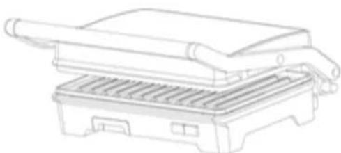 Orbegozo GR 3250 - TO USE THE GRILL AS A PRESS - 1