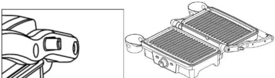 Orbegozo GR 3250 - UTILITZACIÓ DEL GRILL OBERT - 1