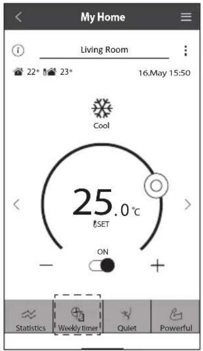 PANASONIC CSZ35XKEW - Weekly Timer - 1