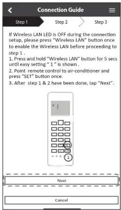 PANASONIC CSZ35XKEW - Conexión a la red con el modo WPS (método 1) - 3