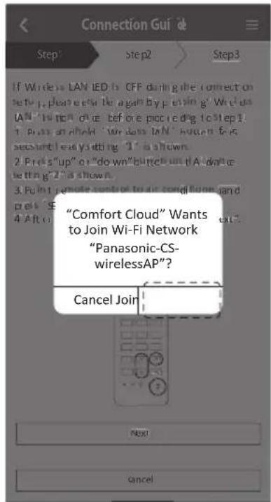 PANASONIC CSZ35XKEW - Connection network using AP mode (method 2) - 3