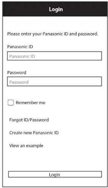 PANASONIC CSZ35XKEW - Erstellen einer neuen Panasonic-ID - 1