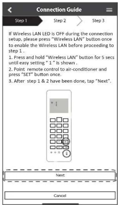 PANASONIC CSZ35XKEW - Netzwerkverbindung im WPS-Modus (Methode 1) - 3