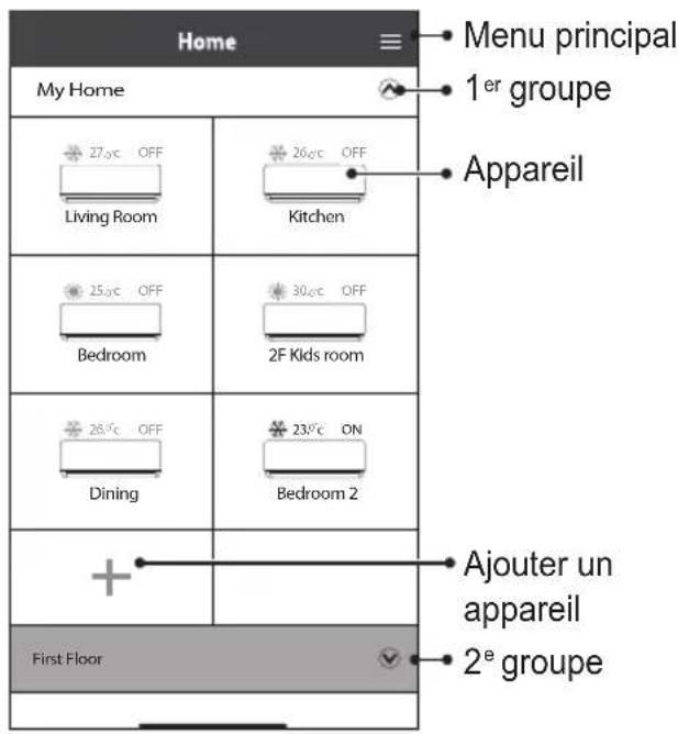 PANASONIC CSZ35XKEW - Lancer l'application - 2