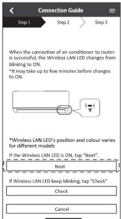 PANASONIC CSZ35XKEW - Conexión a la red con el modo WPS (método 1) - 2