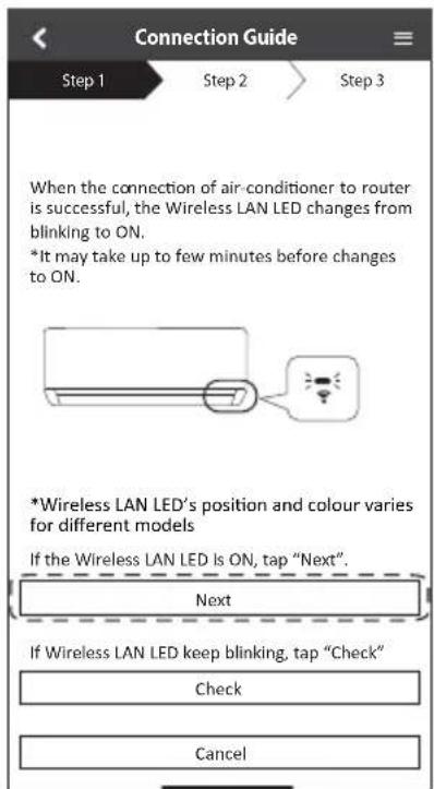 PANASONIC CSZ35XKEW - Connection network using WPS mode (method 1) - 3