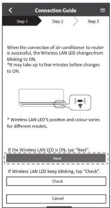 PANASONIC CSZ35XKEW - Connection network using AP mode (method 2) - 5