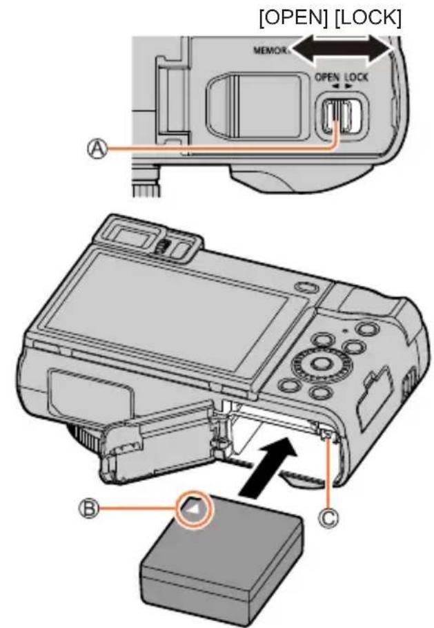 PANASONIC Lumix DCTZ96D - Pour retirer la batterie - 1