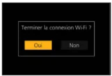 PANASONIC Lumix DCTZ96D - Fin de la connexion Wi-Fi - 1