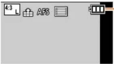 PANASONIC Lumix DCTZ96D - Charge restante de la batterie - 1