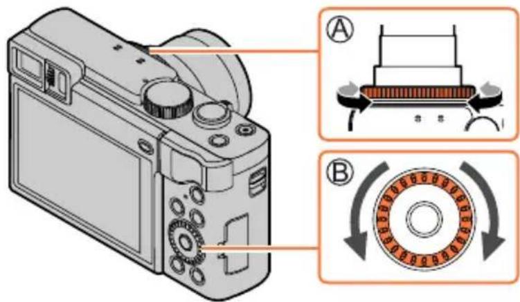 PANASONIC Lumix DCTZ96D - Bague de commande/Molette de contrôle - 1
