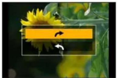 PANASONIC Lumix DCTZ96D - MENU → Lect.] → [Tourner] - 1