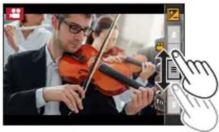 PANASONIC Lumix DCTZ96D - Appuyez sur la touche d'images animées (ou la touche d'obturateur) pour lancer l'enregistrement. - 2