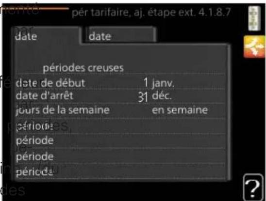 Nibe F125512 - PER tarifaire, AJ. étape EXT. - 1