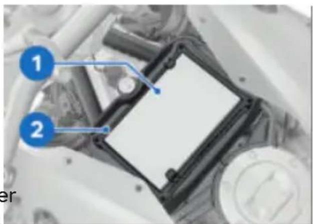 BMW R 1250 R (2022) - Remplacer la cartouche de filtre à air - 4