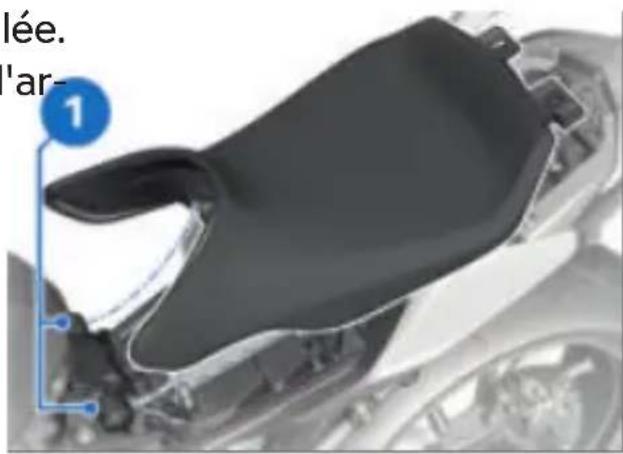 BMW R 1250 R (2022) - Pose de la selle pilote - 2