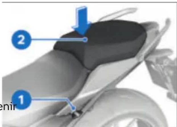 BMW R 1250 R (2022) - Dépose de la selle passager - 1