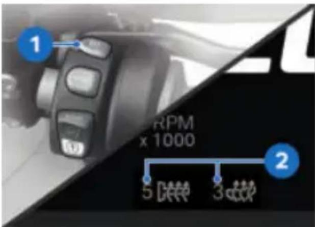 BMW R 1250 R (2022) - Utilisation du chauffage - 3