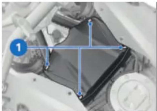 BMW R 1250 R (2022) - Remplacer la cartouche de filtre à air - 2
