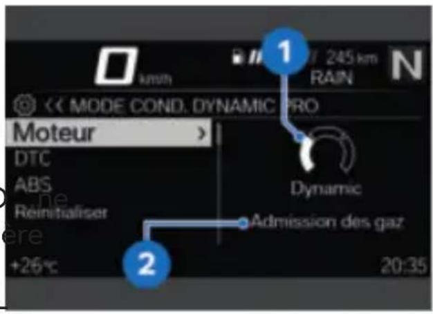 BMW R 1250 R (2022) - Régler l'dynamic pro - 1