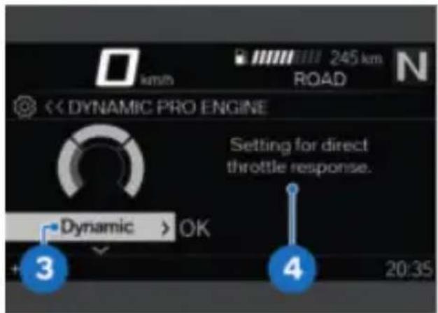 BMW R 1250 R (2022) - Régler l'dynamic pro - 2