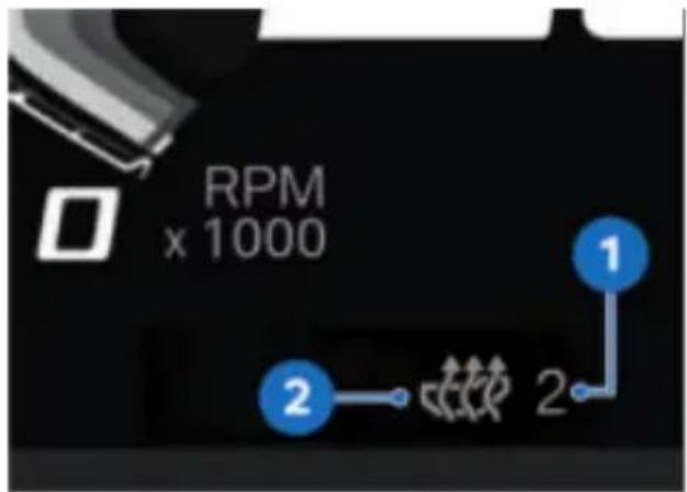 BMW R 1250 R (2022) - Commander le chauffage de selle du passager - 3