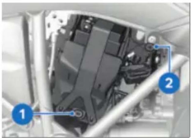 BMW R 1250 R (2022) - Poser la batterie - 5