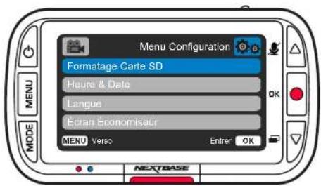 NEXT BASE 320XR - Menus (suite) - 1