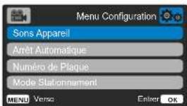 NEXT BASE 320XR - Options du menu configuration - 6