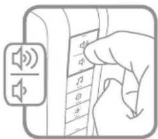 HONEYWELL RDWL313P2000U - Adjust the Volume - 1