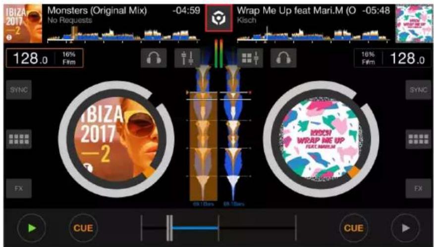 PIONEER DDJFLX4 - Contrôle avec le casque lors de l'utilisation d'une connexion bluetooth - 1