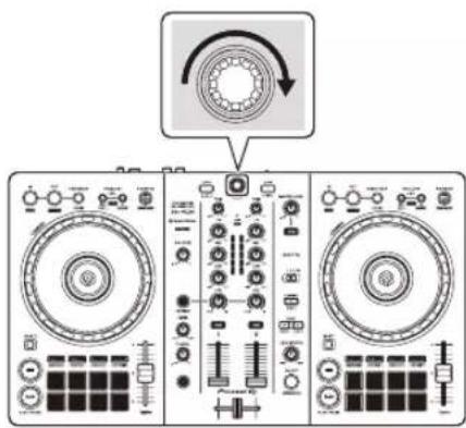 PIONEER DDJFLX4 - Chargement d'un morceau de musique sur un deck - 1