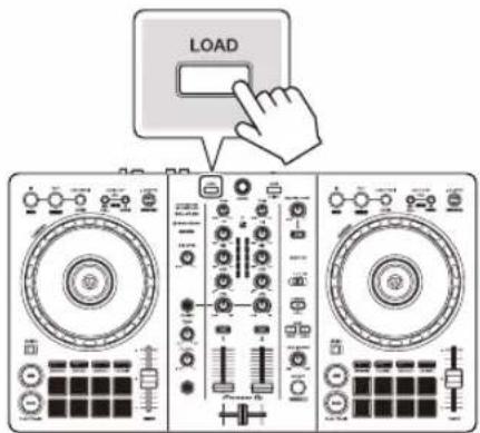 PIONEER DDJFLX4 - Chargement d'un morceau de musique sur un deck - 3
