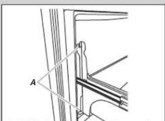 KITCHENAID KRBX109EBL - Cómo quitar elante del cajón Cómo volver a colocar elante del cajón - 1