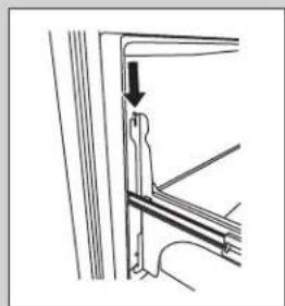 KITCHENAID KRBX109EBL - Cómo quitar elante del cajón Cómo volver a colocar elante del cajón - 3