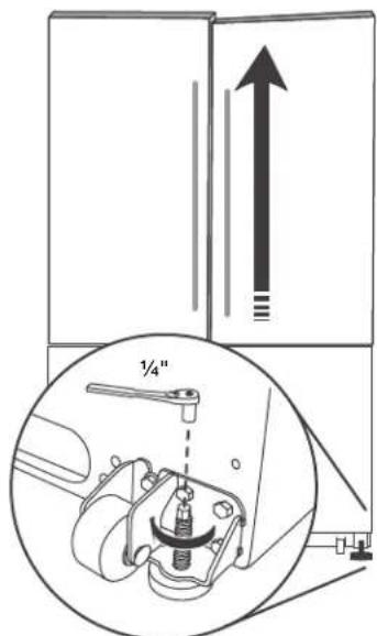 KITCHENAID KRBX109EBL - Cierre y alineamento de las puertas - 3