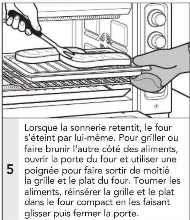 KITCHENAID KCO253BM - Utilisation du FOUR compact - 3