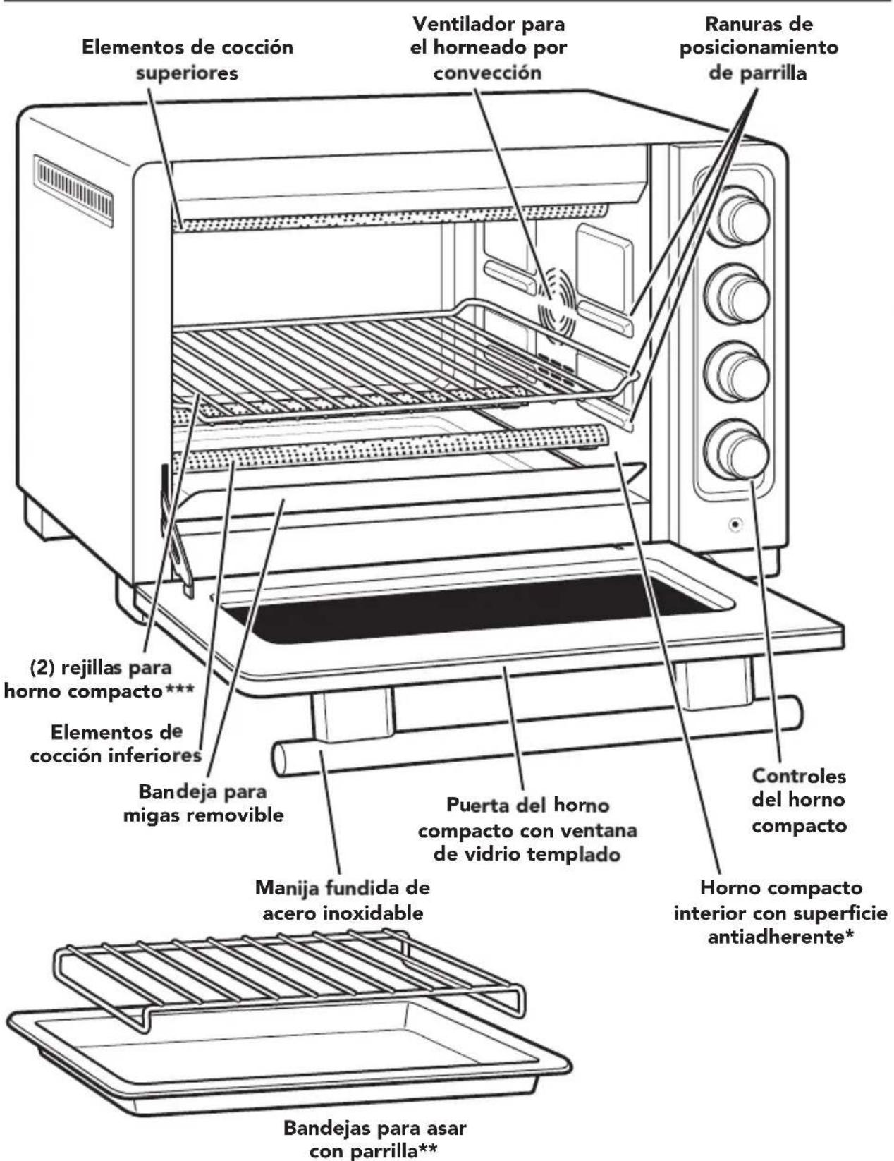 KITCHENAID KCO253BM - En dehors des états-unis et de porto rico : - 1